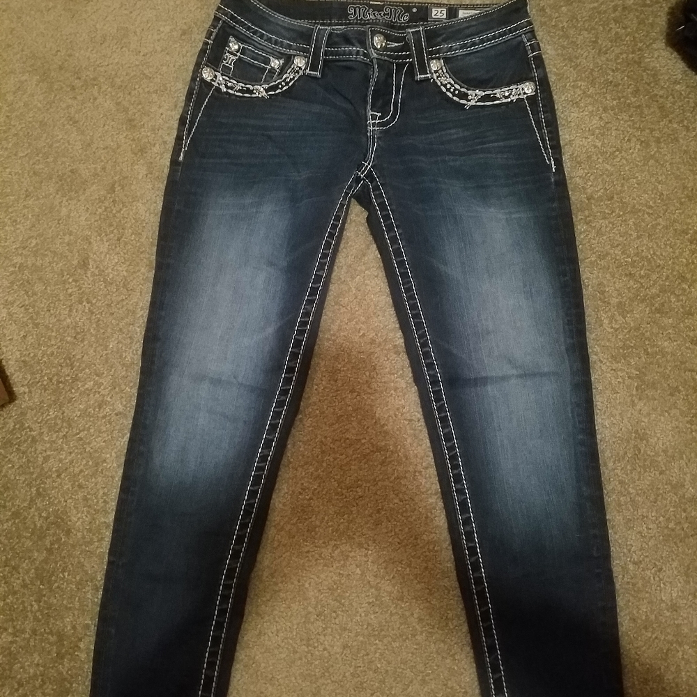 Miss me  skinny crop capris